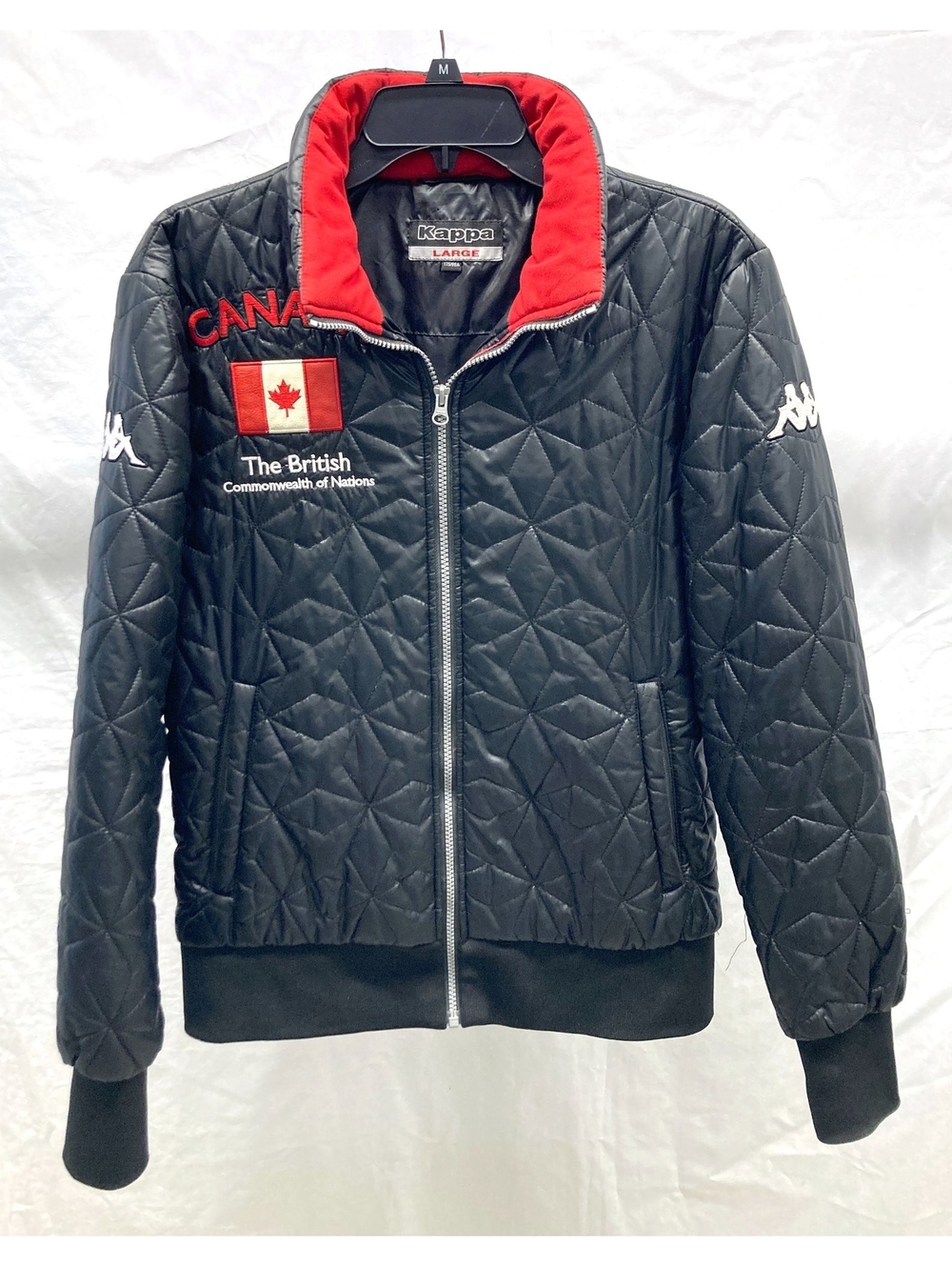 Kappa Team Canada British Commonwealth Games Quilted Jacket Large